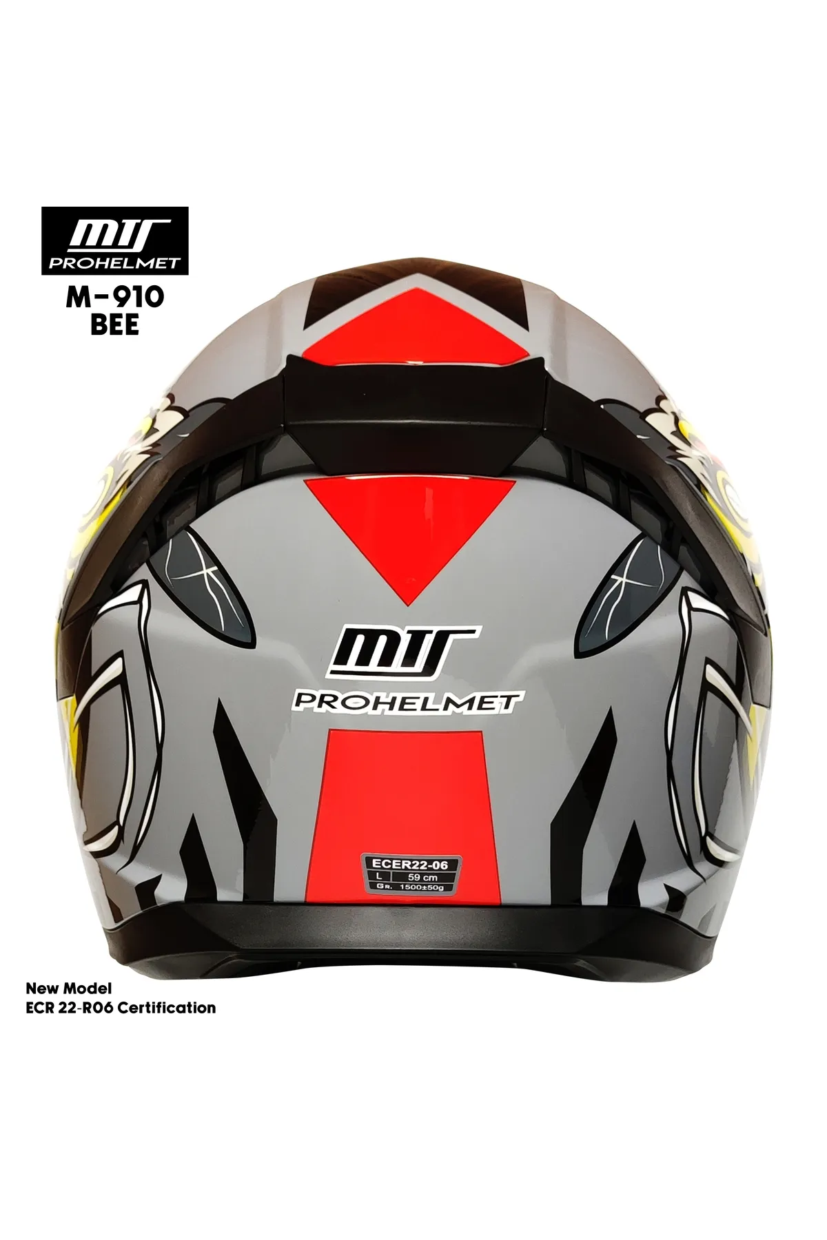 MTS M910 BEE FULLFACE KASK (RENKLİ VİZÖR)